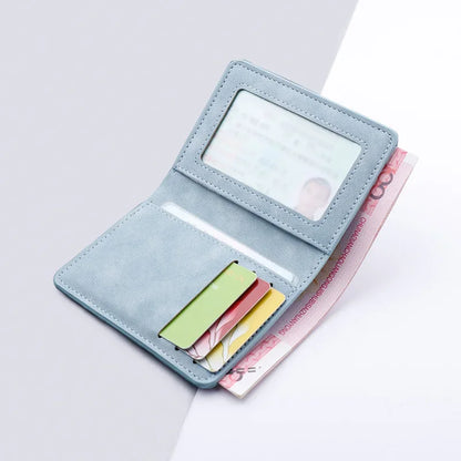 Two-Fold Small Wallet with Coin Purse