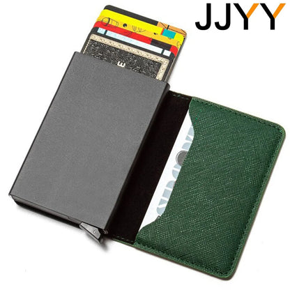 RFID Blocking Smart Leather Wallet