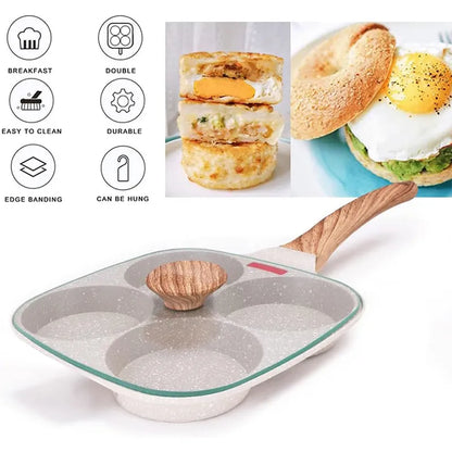 4-Hole Non-Stick Breakfast Pan