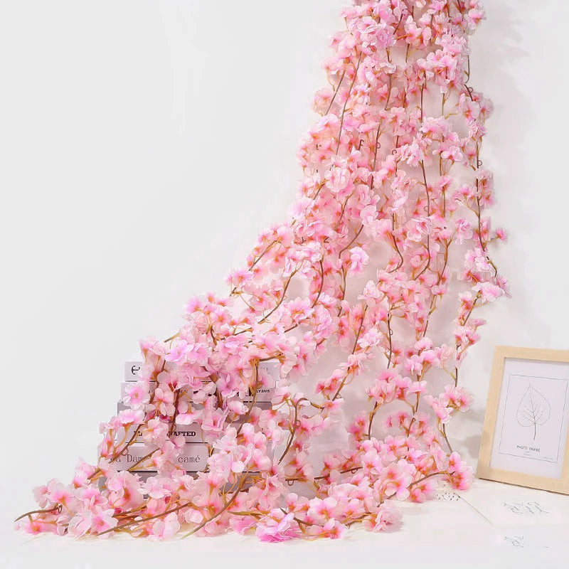 Silk Cherry Blossom Sakura Garland Home & Party Decoration