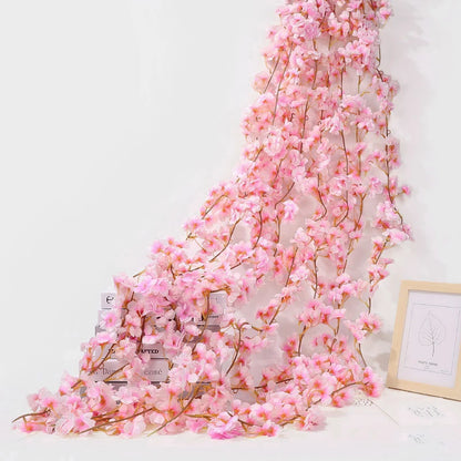 Silk Cherry Blossom Sakura Garland Home & Party Decoration