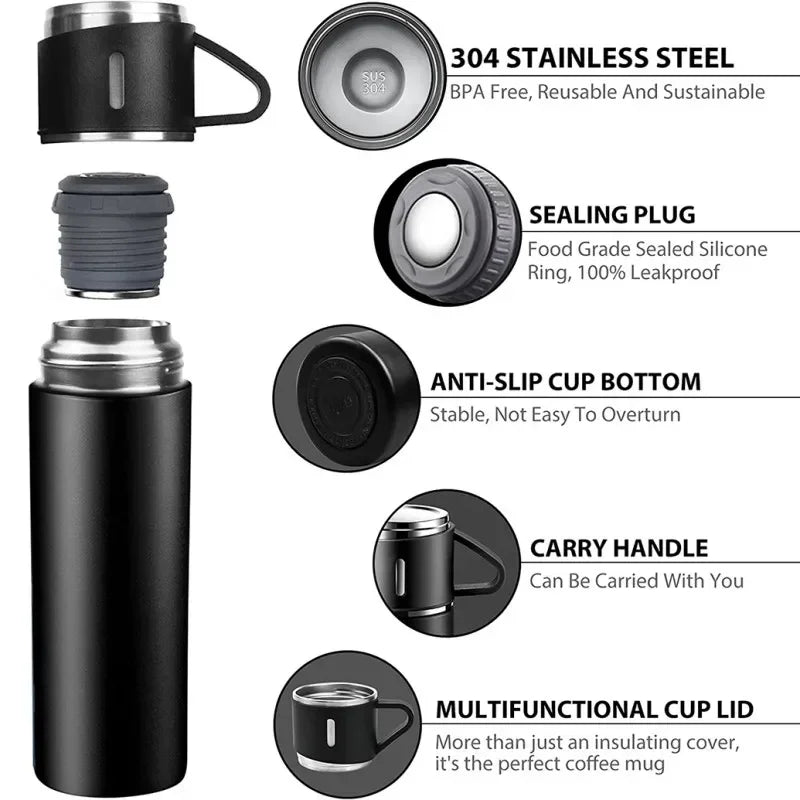 500ml 304 Stainless Steel Vacuum Insulated Bottle