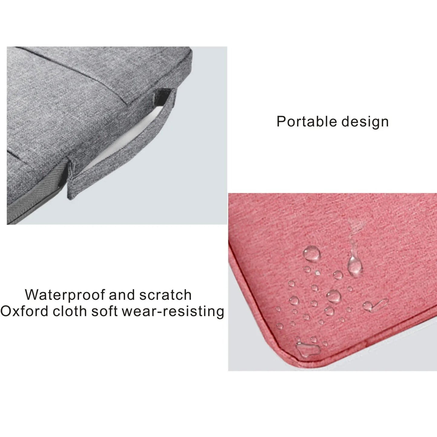 Portable Laptop Sleeve Case for MacBooks & PCs