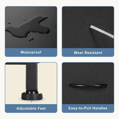 Kommode mit 6 Schubladen und Schminktisch-Set