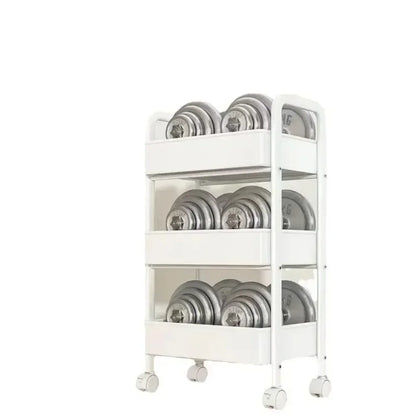 Multi-Layer Kitchen Floor Bedroom Trolley Rack