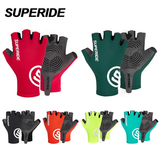 Shockproof Half-Finger Cycling Gloves - Anti-Sweat Padded Bike Gear