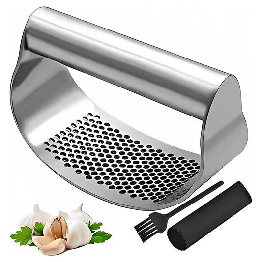 Premium Stainless Steel Garlic Press & Crusher