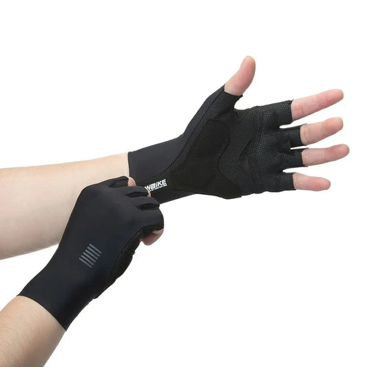 Unisex Half-Finger MTB Bike Breathable Gloves