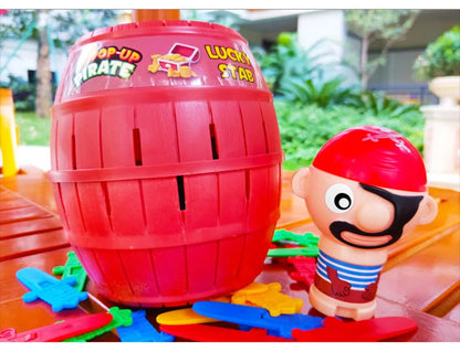 Jumping Pirate Barrel Game - Funny Family Toy