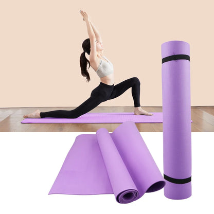 Tapis de yoga antidérapants en EVA de 4 mm d'épaisseur