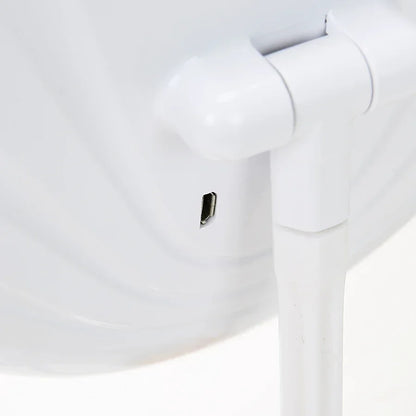 Weißer LED-Kosmetikspiegel