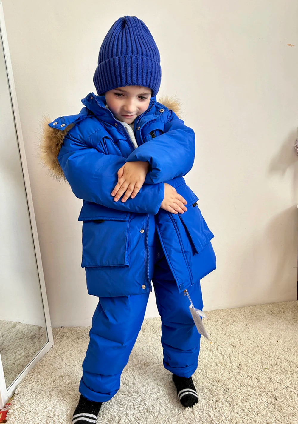 Ensemble de vêtements pour enfants Parka à capuche garçon