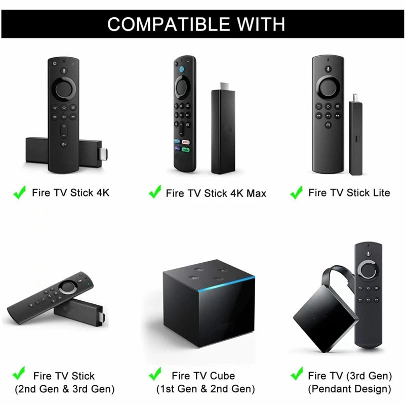 Bluetooth Voice Remote Control Replacement for Fire TV Devices