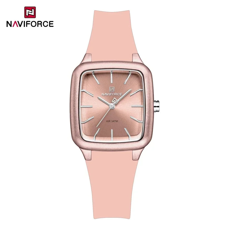Montre à quartz chic en silicone pour femme
