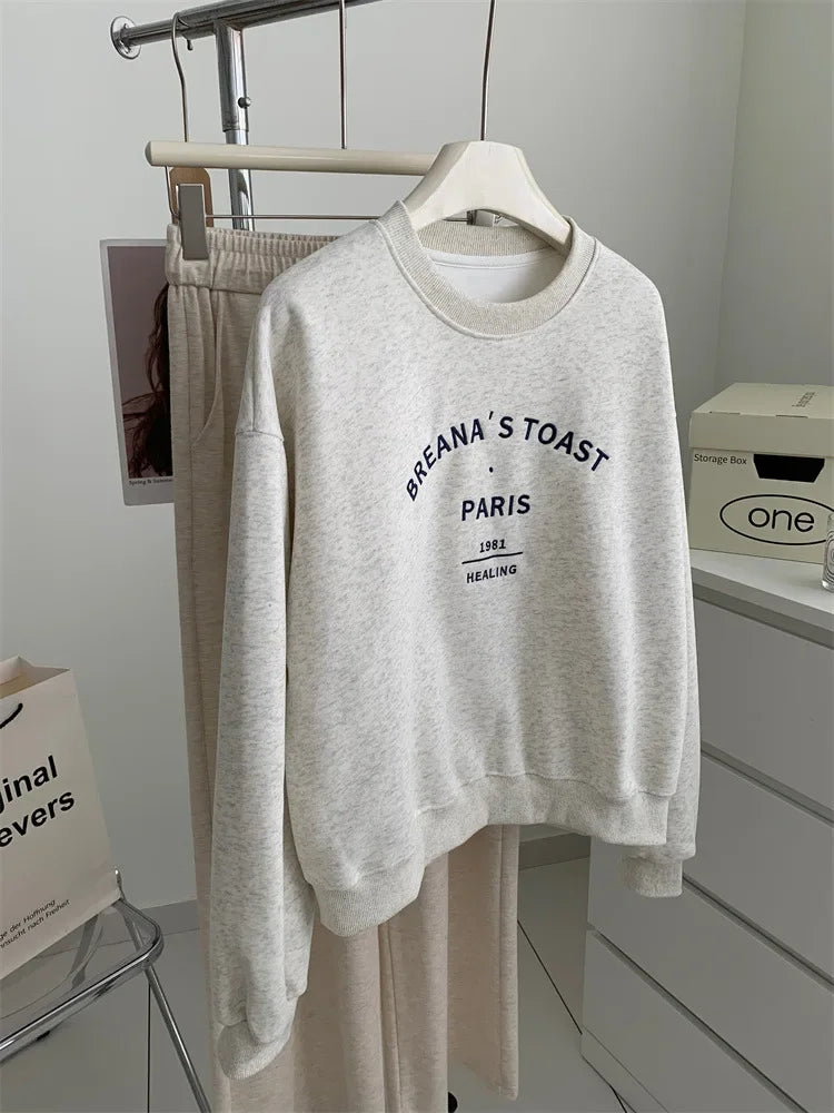 Schickes, lässiges Sportswear-Set für Damen, Frühlings-Trainingsanzug