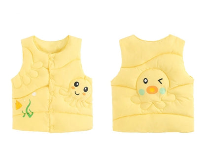 Cartoon Vest Jacket for Kids