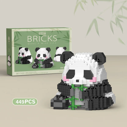 DIY Mini Panda Building Blocks