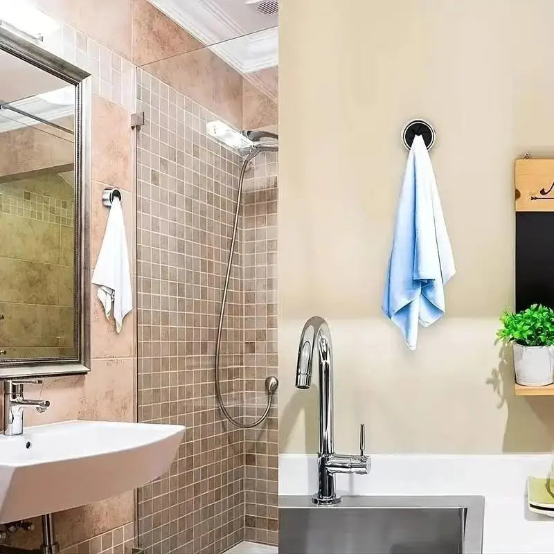 Nicht stanzende Geschirrtuchklammern – Küchenhandtuchhalter, Handschuhhaken, Wandhalterung