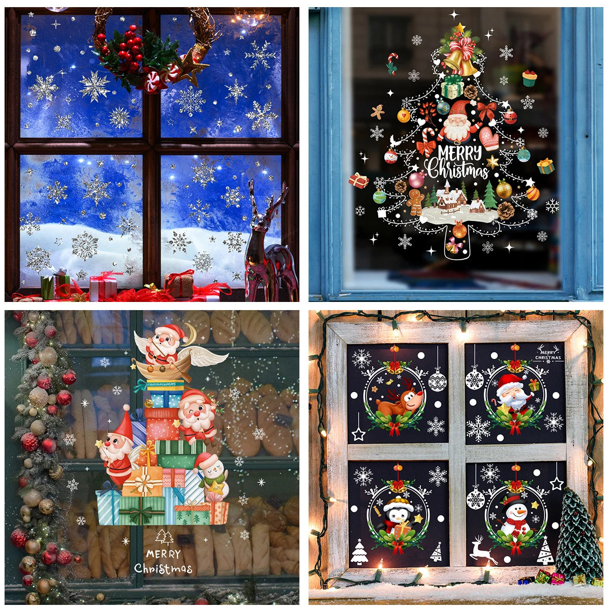 DIY Christmas Window Stickers for Festive Home Decor