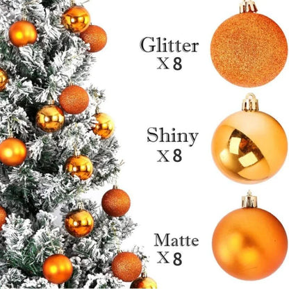 Christmas Balls Ornaments Festive Home Decoration Set