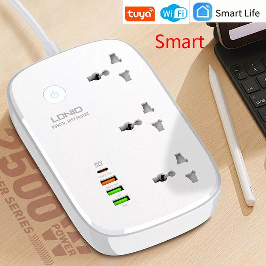 Power Strip with 65W USB Charging