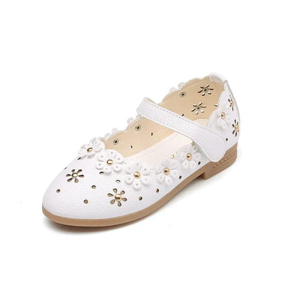 Flower Cut-Out Toddler Girl Flats