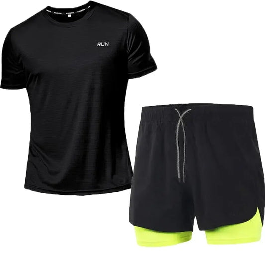 Sommer-T-Shirt-Trainingsanzug-Sets für Herren