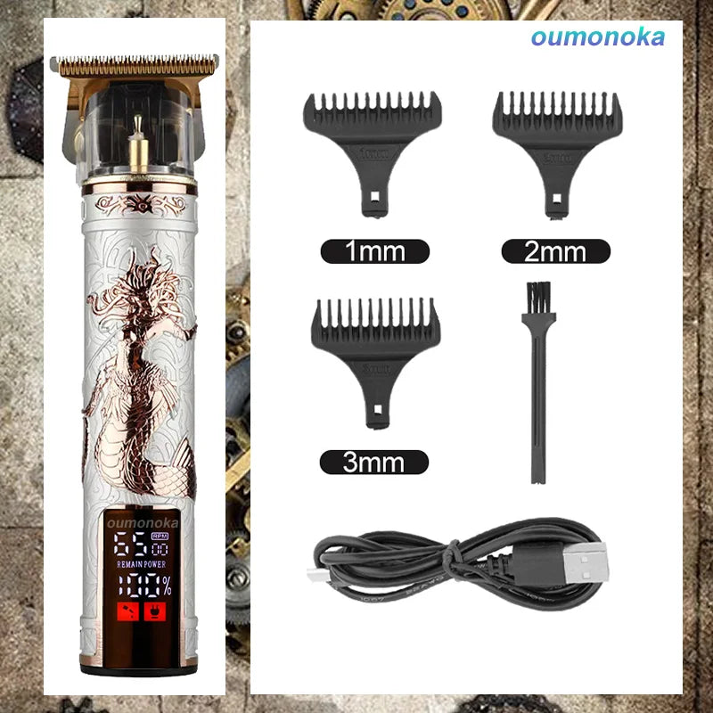 Rechargeable Electric Shaver for Men - T9 Hair Cutting Machine