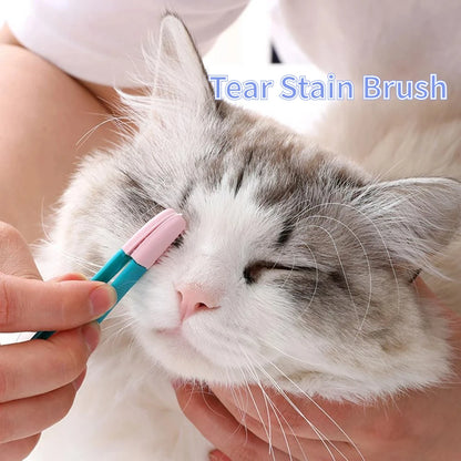 Pet Cleaning Eye Rub Handheld Tear Stains Brush