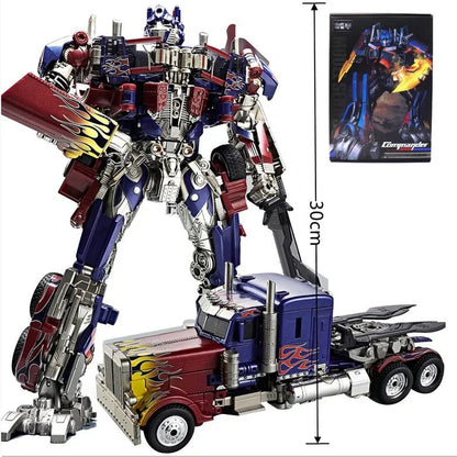 30CM Optimus Prime Transformation Robot Toy Star Commander Alloy Car Action Figure Deformation Anime Model