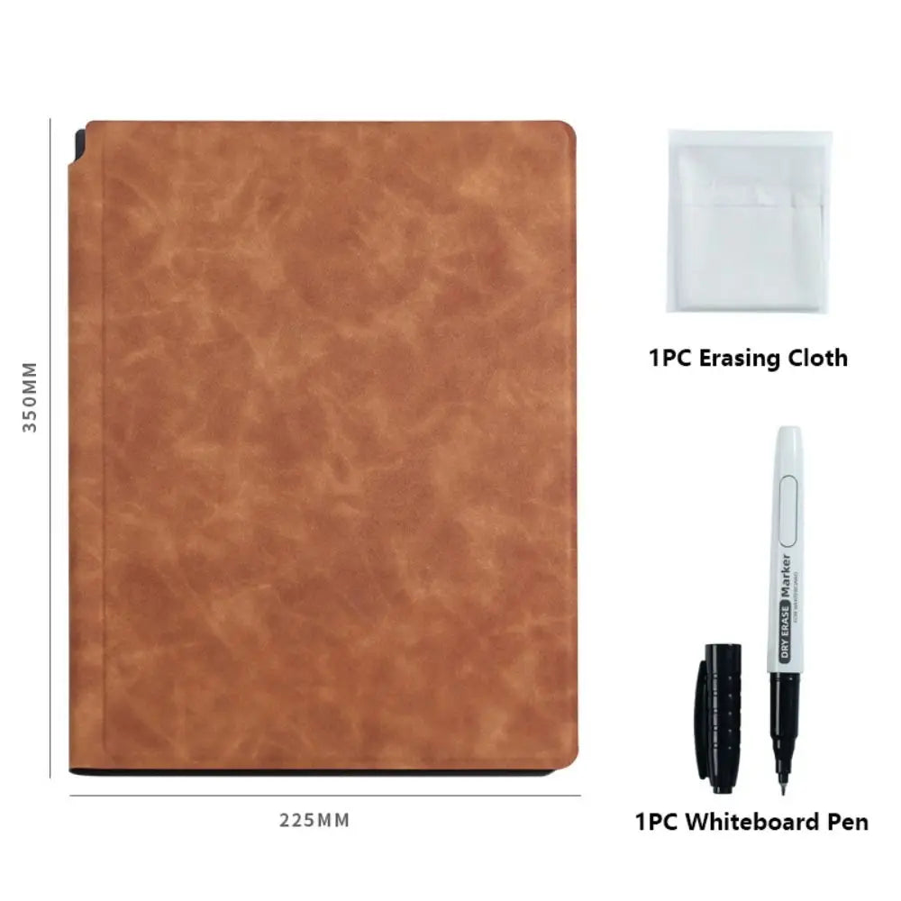 Wiederverwendbares Whiteboard-Notizbuch-Set - Wochenplaner 