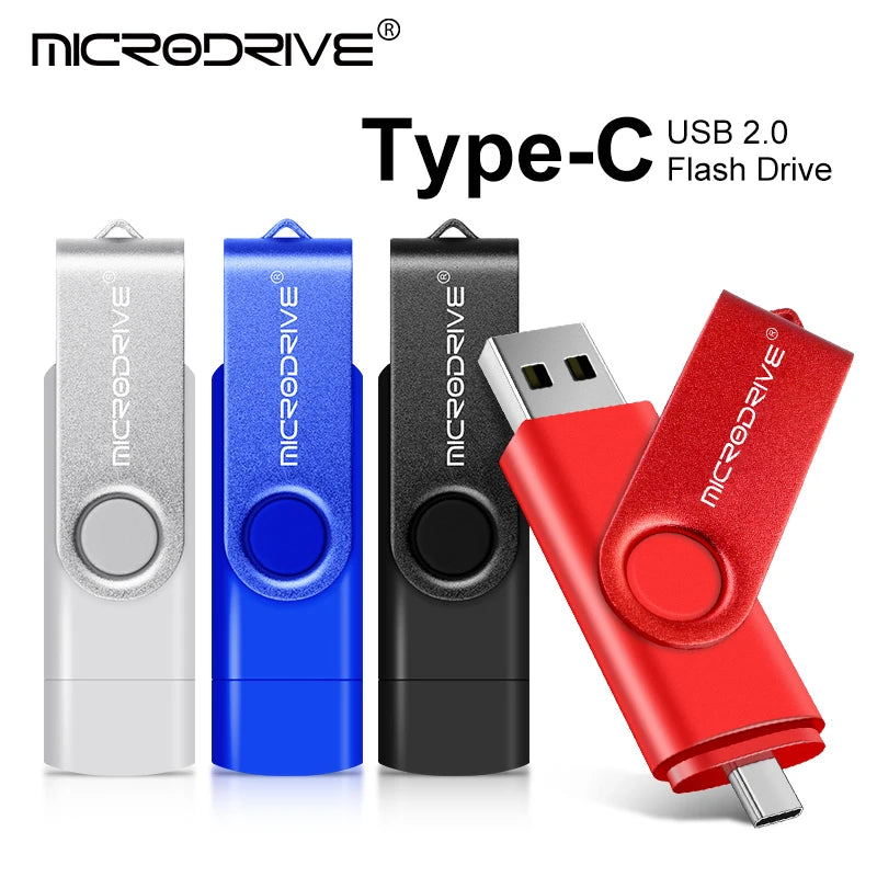 Metall-OTG-Typ-C-2-in-1-USB-Stick - 4 GB bis 128 GB