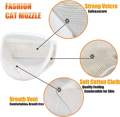 Cat Transparent Bathing + Nail Clipper Auxiliary Grooming Tools