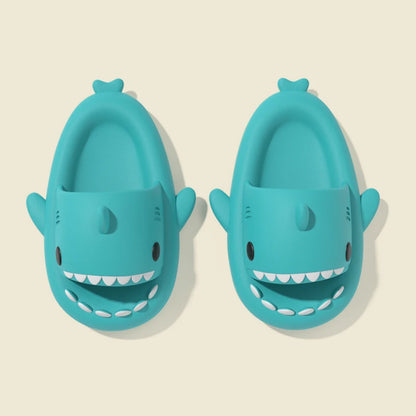 Shark-Hausschuhe, rutschfeste, einfarbige EVA-Schuhe