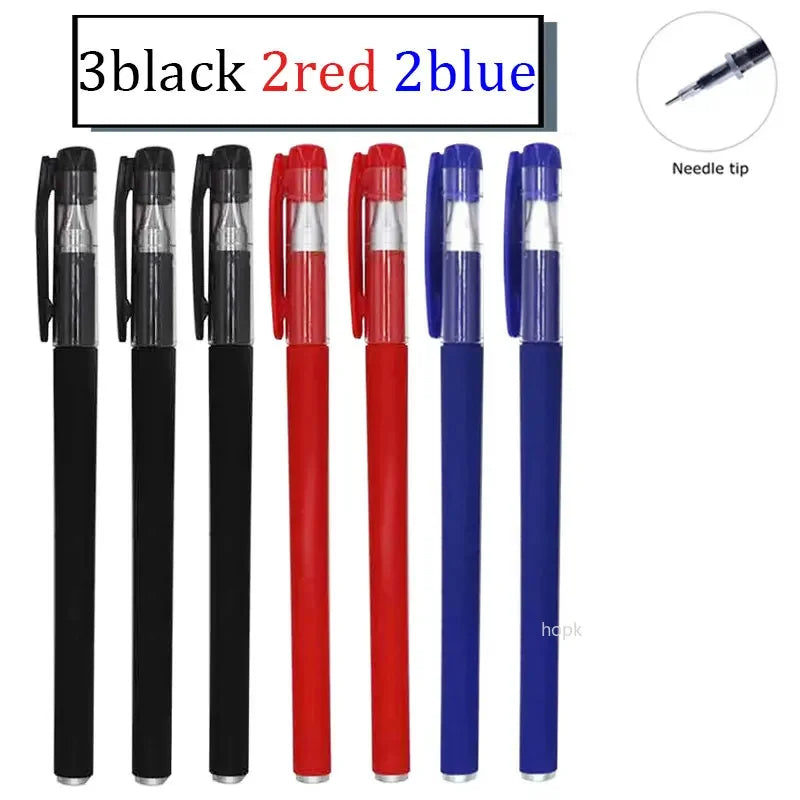 gel pen, pen set, gel pen set, blue pen, black pen, ink pen, red pen, pen ink, black gel pen, 0.5 mm pen