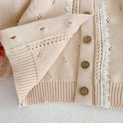 Autumn Baby Girl's Lace Cardigan