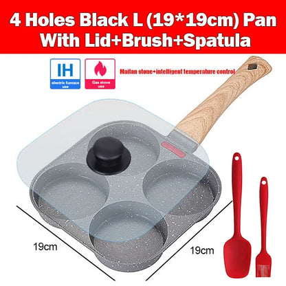 4-Hole Non-Stick Breakfast Pan