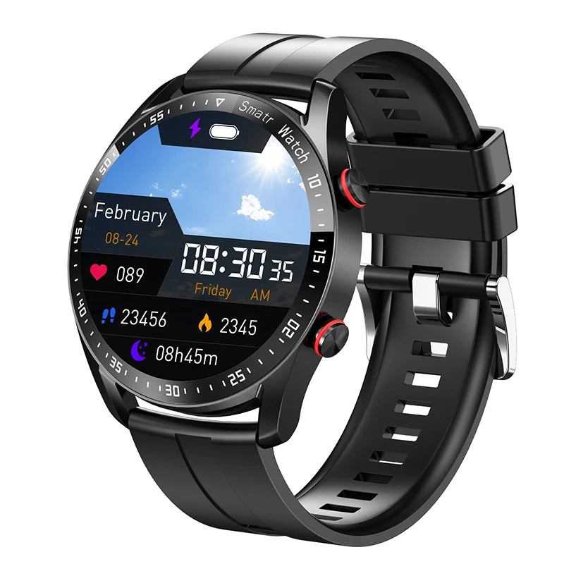 Men's Smartwatch 1.5-Inch Full Touch Screen Bluetooth Call Business Fitness Sports Watch