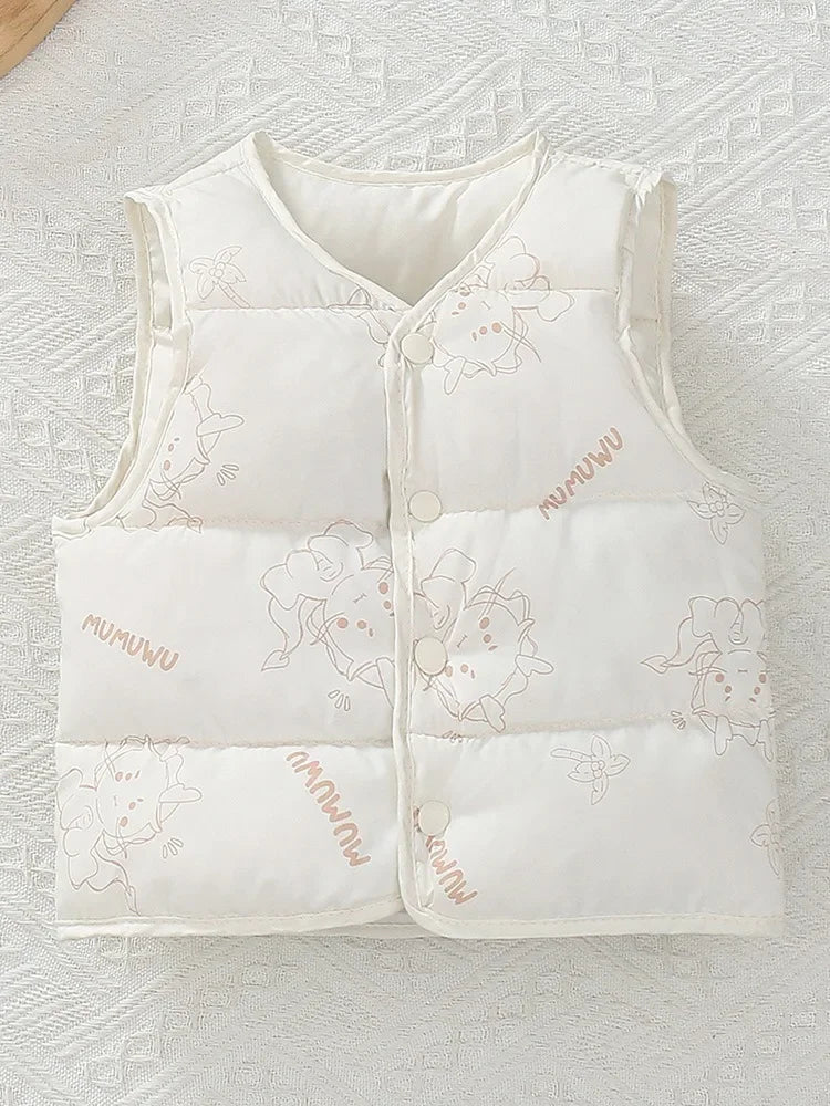 Girl's Charm Vest Tank Top for Winter