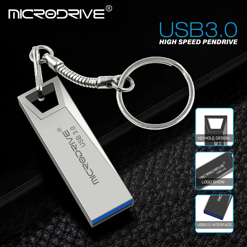USB 3.0 Metal Flash Drive - 16GB 8GB 32GB