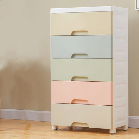 Armoire de rangement en plastique à 5 tiroirs