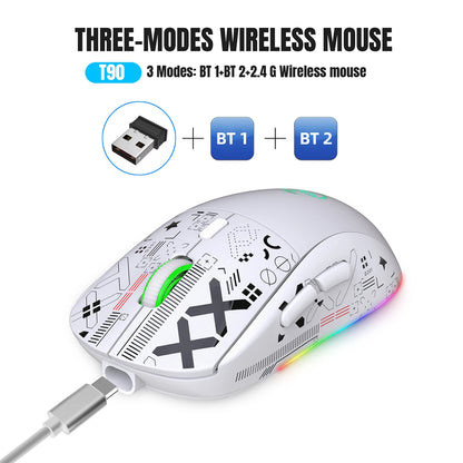 T90 Wireless RGB Mechanical Gaming Mouse