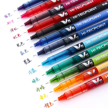 0.5mm Needle Tip Straight Liquid Gel Ink Pens