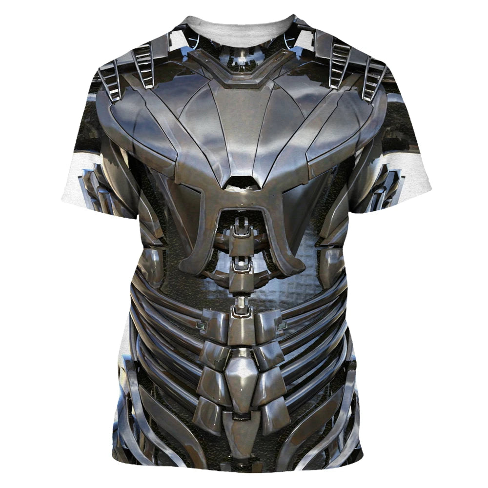 Men's 3D Hip Hop O-neck Oversized Tee