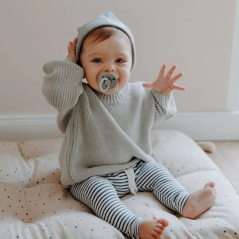 Pull bébé en tricot confortable pour l'automne/hiver