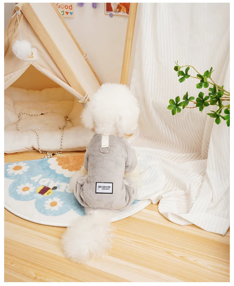 Luxuriöses Haustier-Pyjama und super saugfähiges Handtuch-Set