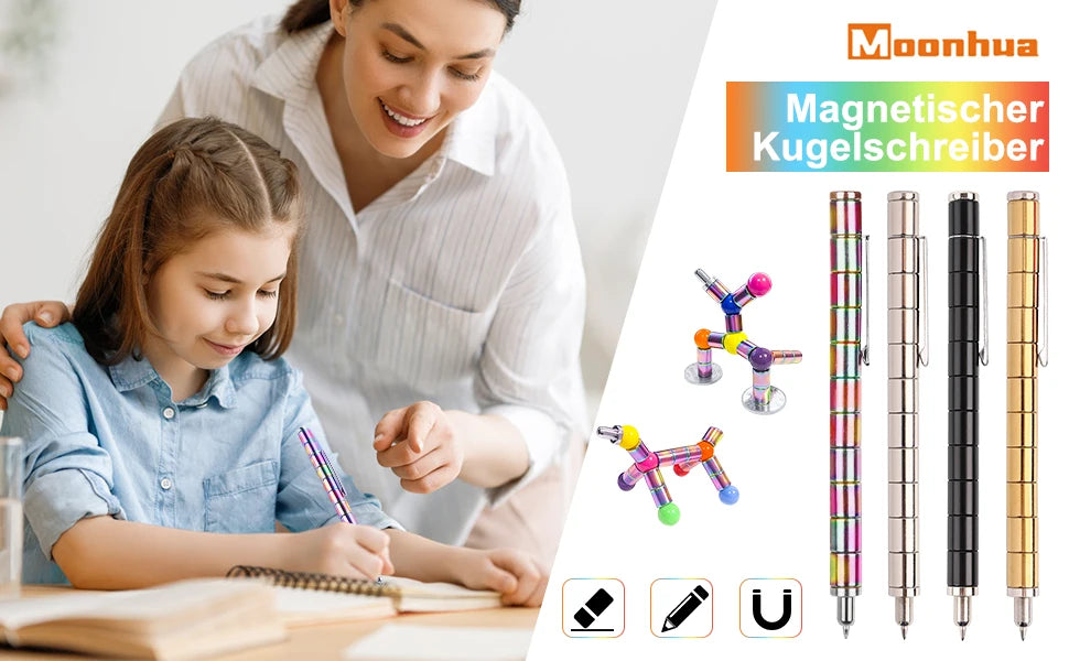 Stylo magnétique multifonction – Cadeau anti-stress 