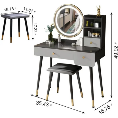 Glam Mirror Vanity- 3 Brightness Modes