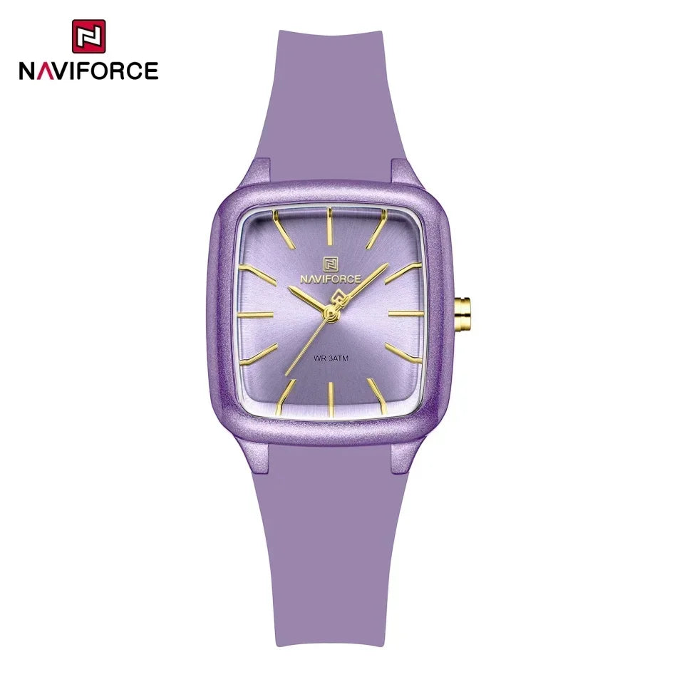 Montre à quartz chic en silicone pour femme