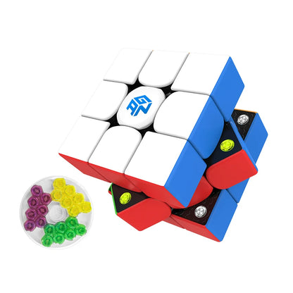 356M 3x3 Magnetic Speed Cube - Sticker less Professional Fidget Toy and Puzzle